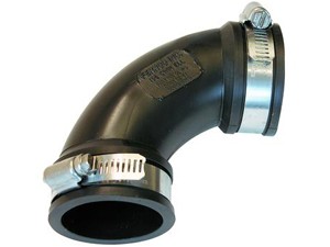 50mm POND RUBBER FLEXI ELBOW BOOT